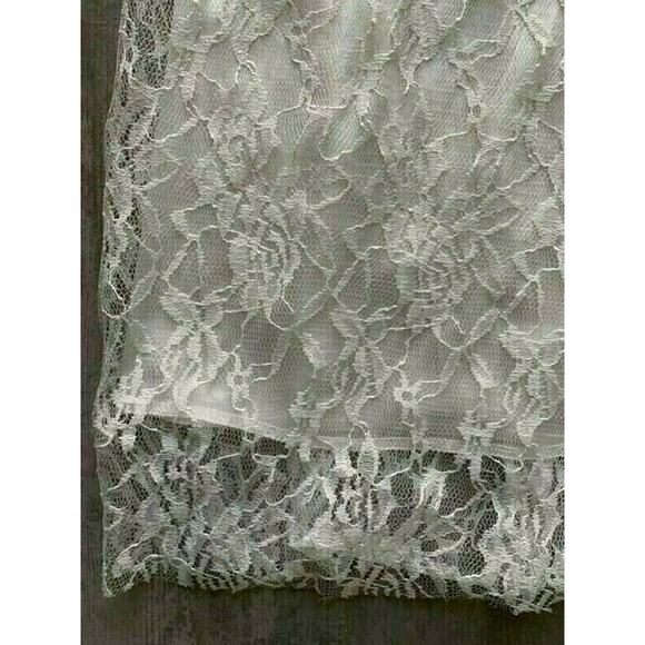 White Lace Maxi Long Skirt NEW Beach Wedding Bride Bachelorette Boho Summer M - Picture 6 of 6